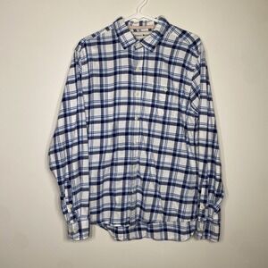 The Normal Brand Flannel Mens Large Plaid Long Sleeve Button Down Shirt‎